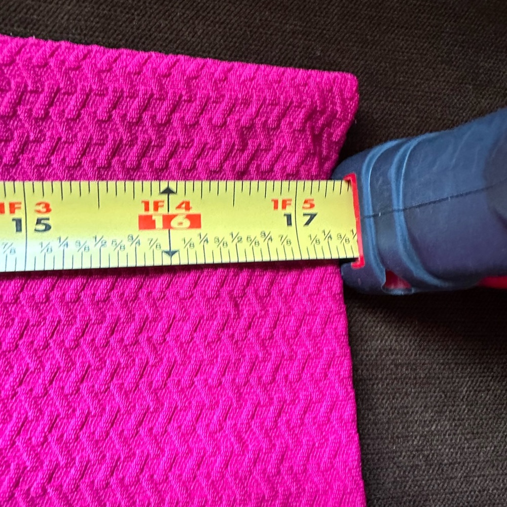 Daisy Fuentes Simple Fuchsia Midi 3/4 Sleeves Geo… - image 8